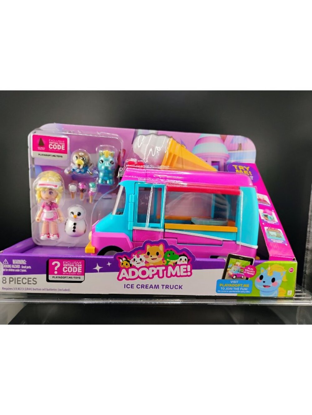 Adopt Me! Ice Cream Truck Playset With Pets & Accessories